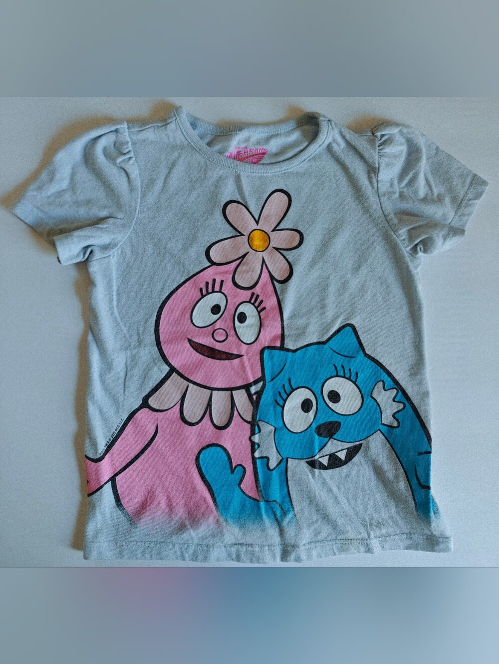 Yo Gabba Gabba Girl's Short Sleeve T-shirt Size 4T Old Navy 2012 Retro Rare